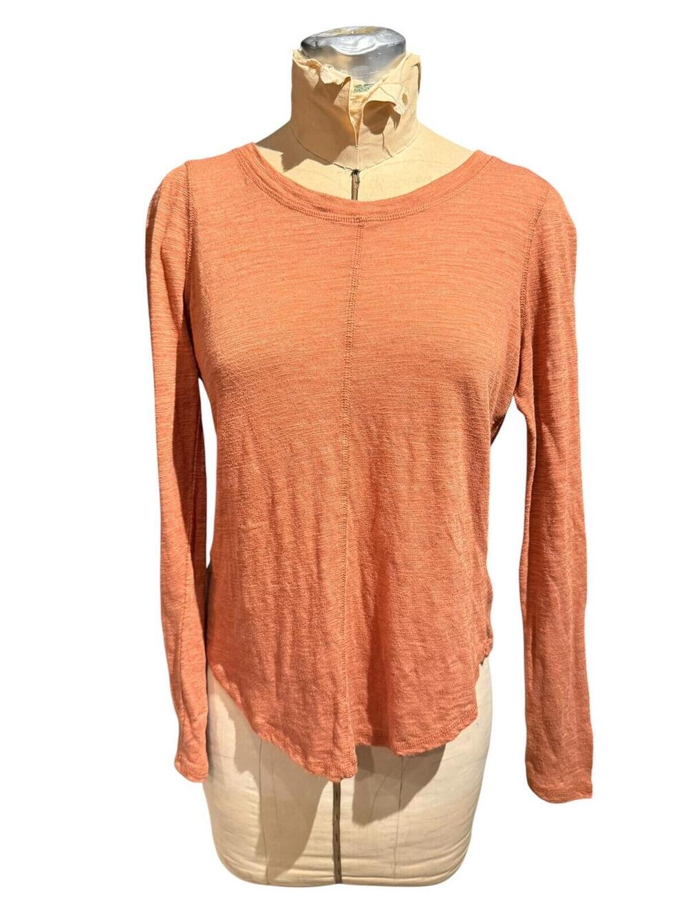 Chaser Lightweight Long Sleeve Orange Top